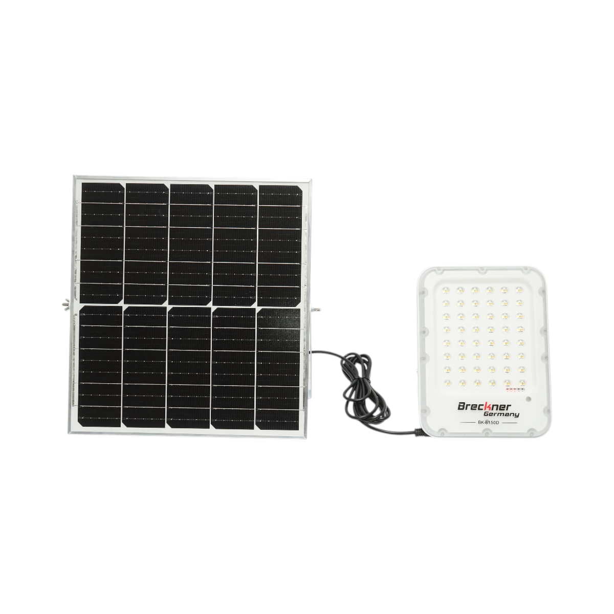 Lampa LED 1300lm, 6500K cu panou solar 25W, baterie LifePO4 3.2V/15Ah, senzor de miscare si telecomanda IP66 Breckner Germany - imagine 3