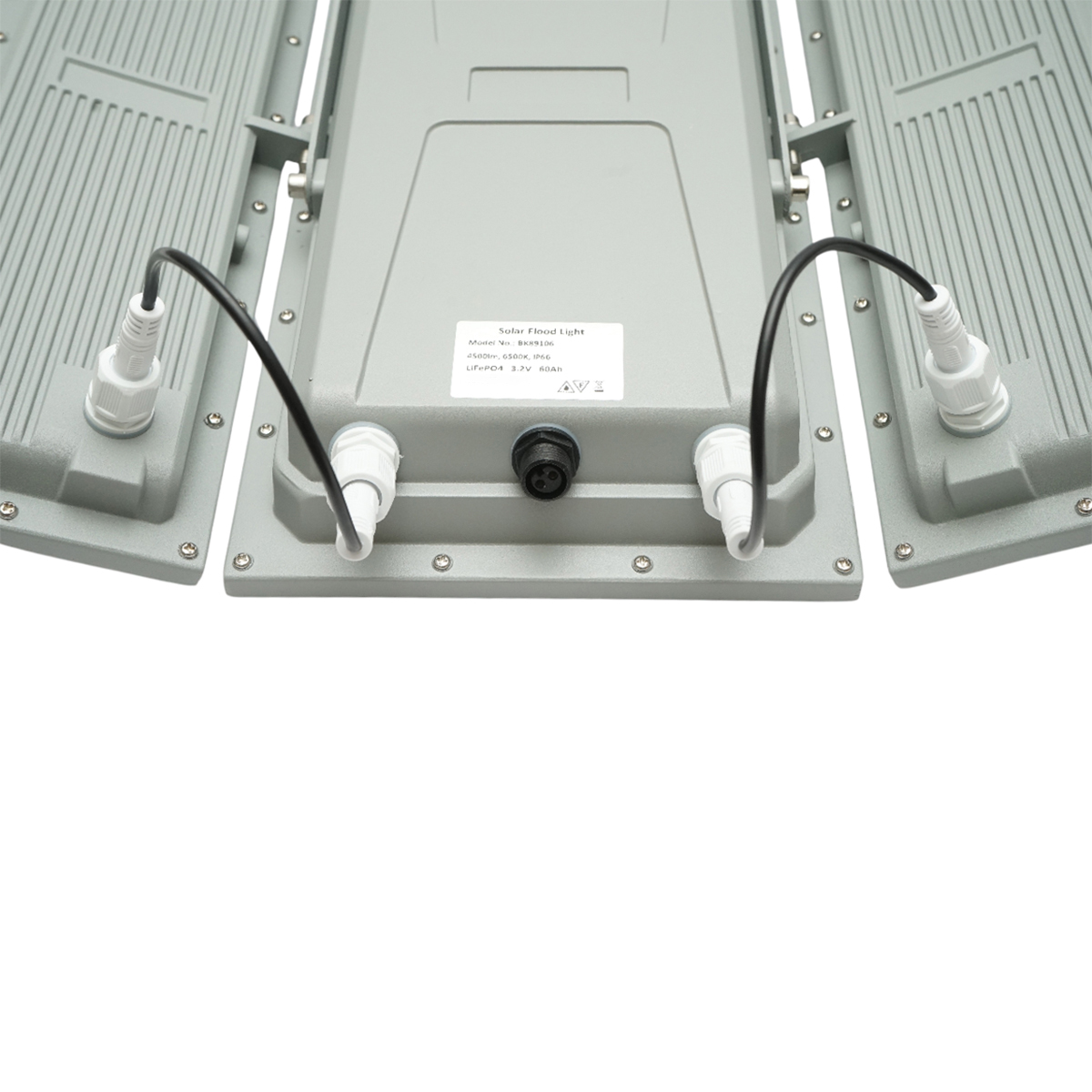 Lampa LED 4500lm, 6500K cu panou solar 70W, baterie LifePO4 3.2V/60Ah, senzor de miscare si telecomanda IP66 Breckner Germany - imagine 9