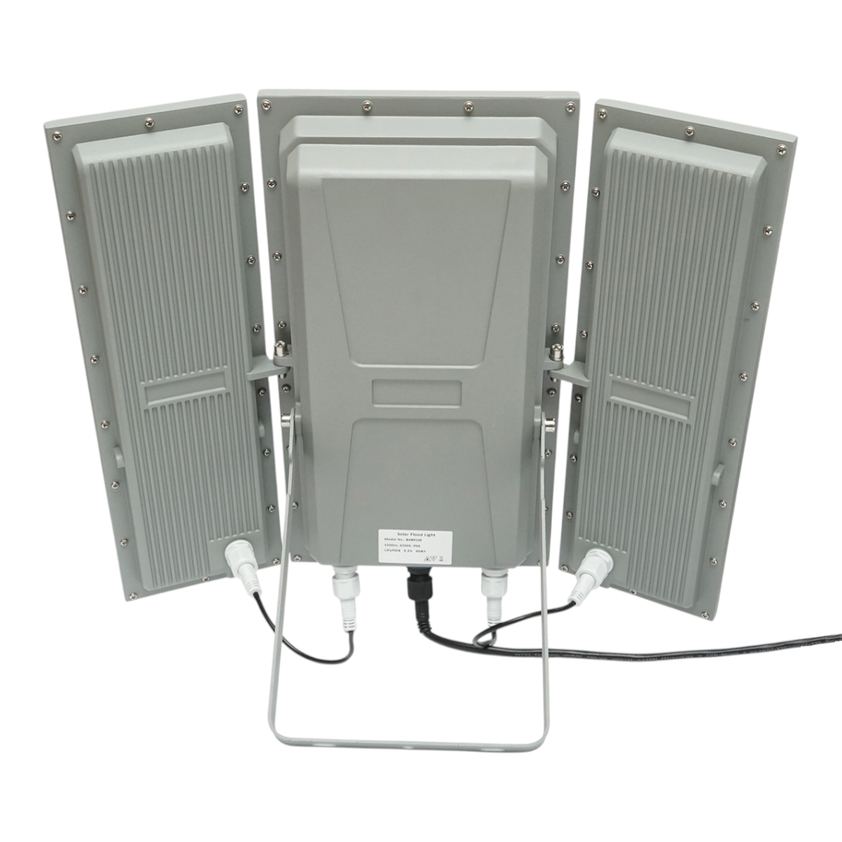 Lampa LED 4500lm, 6500K cu panou solar 70W, baterie LifePO4 3.2V/60Ah, senzor de miscare si telecomanda IP66 Breckner Germany - imagine 7