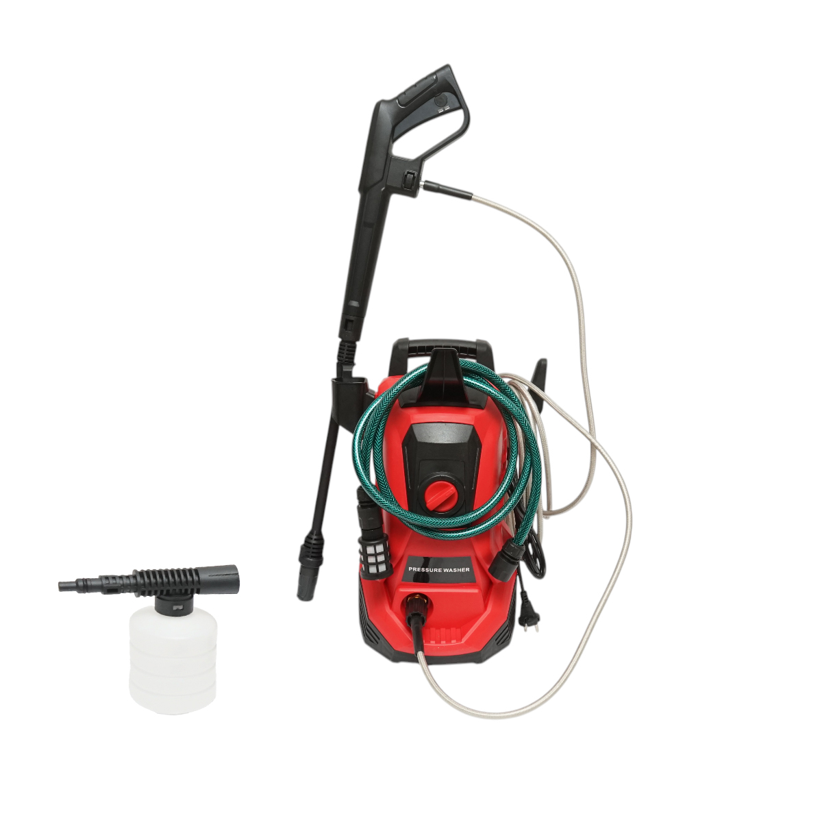 Aparat de spalat cu presiune 1400W, 220V, 95 bar, debit 4.8 L/min cu pistol, rezervor spuma si furtun Breckner Germany