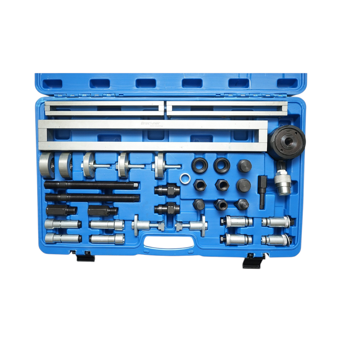 Trusa presa extractor injectoare diesel cu cilindru hidraulic 10T profesionala 38 piese Breckner Germany - imagine 3