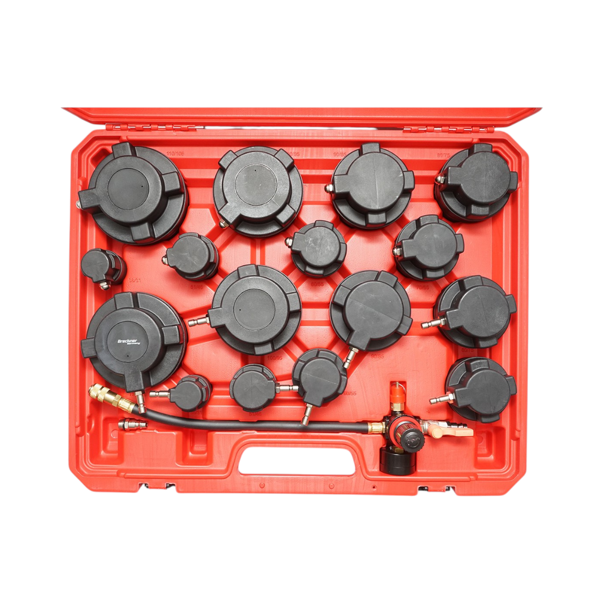 Trusa testare presiune sistem turbocompresor 31-110mm 17 piese Breckner Germany - imagine 3