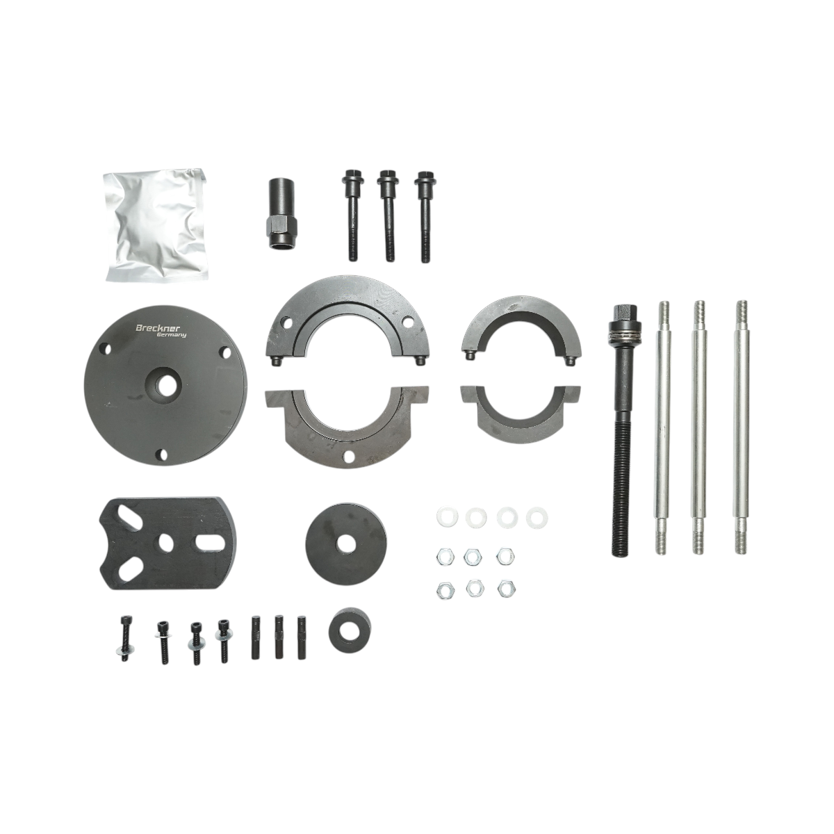 Trusa presa extractor rulment butuc roata GEN2 Citroen, Peugeot, Toyota, Opel 38 piese Breckner Germany - imagine 5