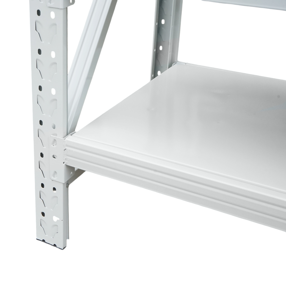 Raft metalic depozitare 5 nivele 200x60x250cm, 300 kg/polita, gri Breckner Germany - imagine 7