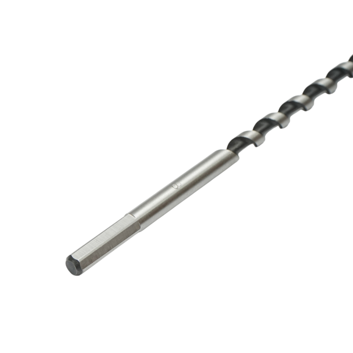 Burghiu lemn elicoidal 8x230mm, tija hexagonala, varf autoforant Breckner Germany - imagine 6