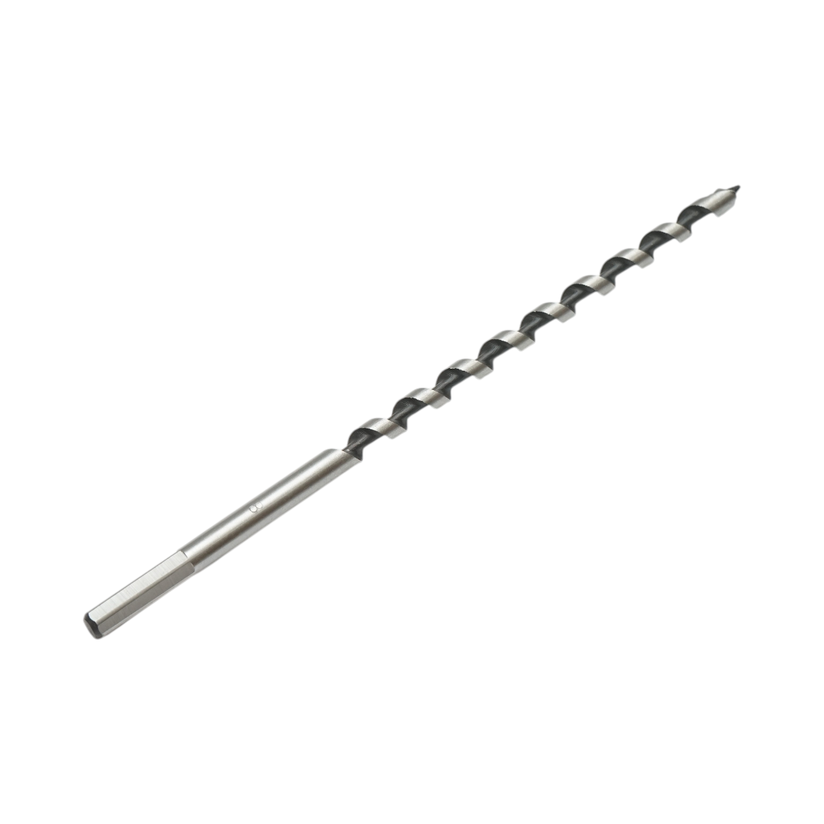 Burghiu lemn elicoidal 8x230mm, tija hexagonala, varf autoforant Breckner Germany - imagine 4