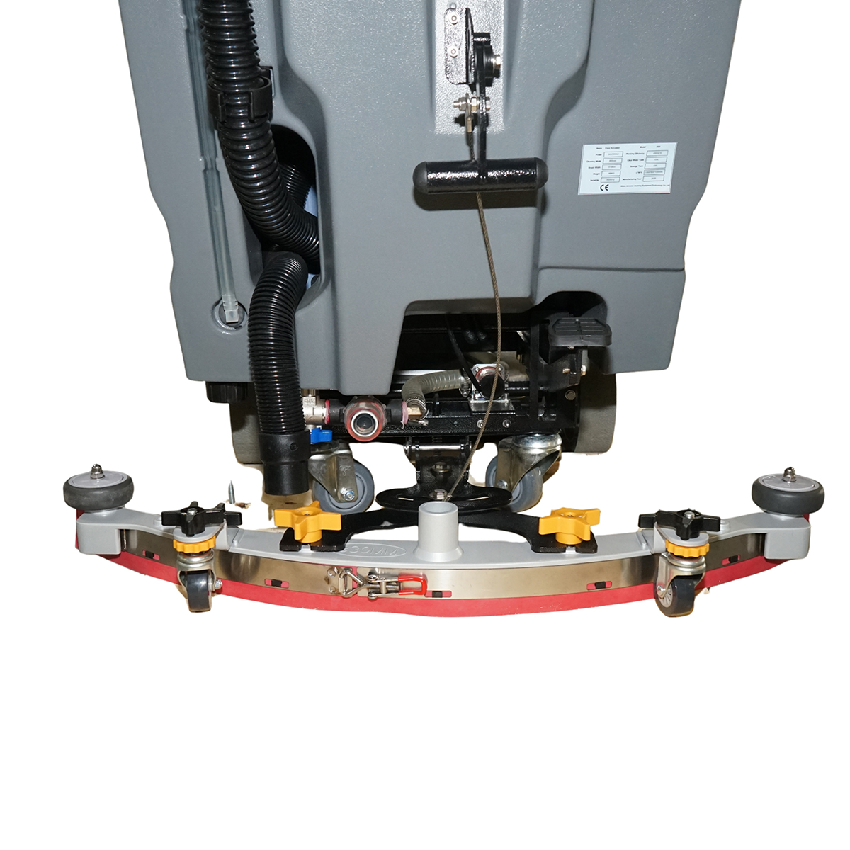 Masina de spalat pardoseli industriala 24V/100Ah, 500W, perie 510mm, racleta colectare 850mm, productivitate 2000 mp/h - imagine 9