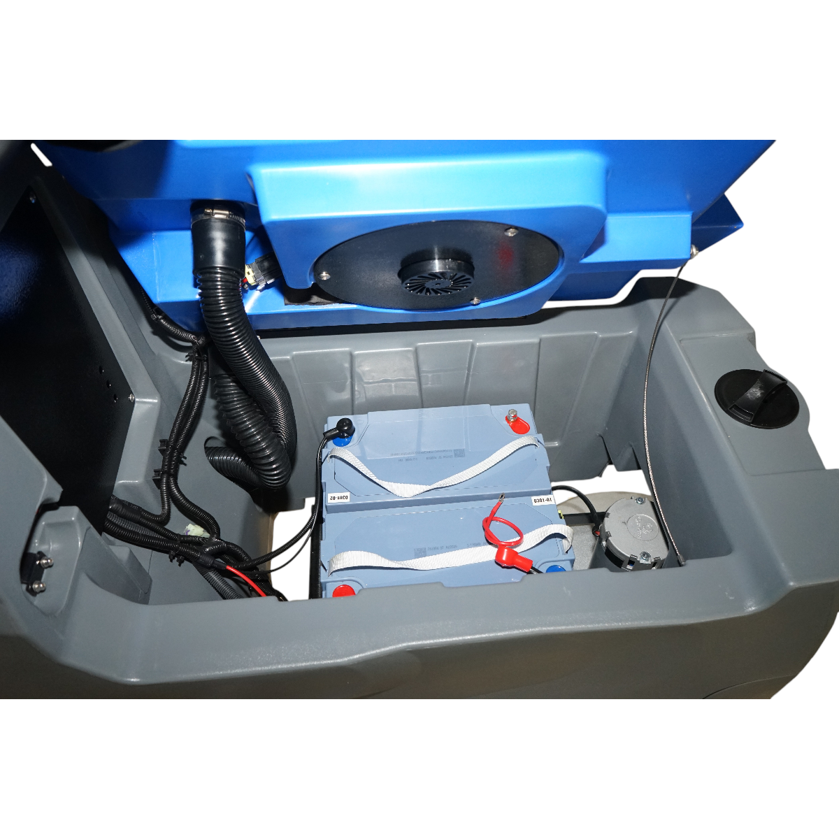 Masina de spalat pardoseli industriala 24V/100Ah, 500W, perie 510mm, racleta colectare 850mm, productivitate 2000 mp/h - imagine 11