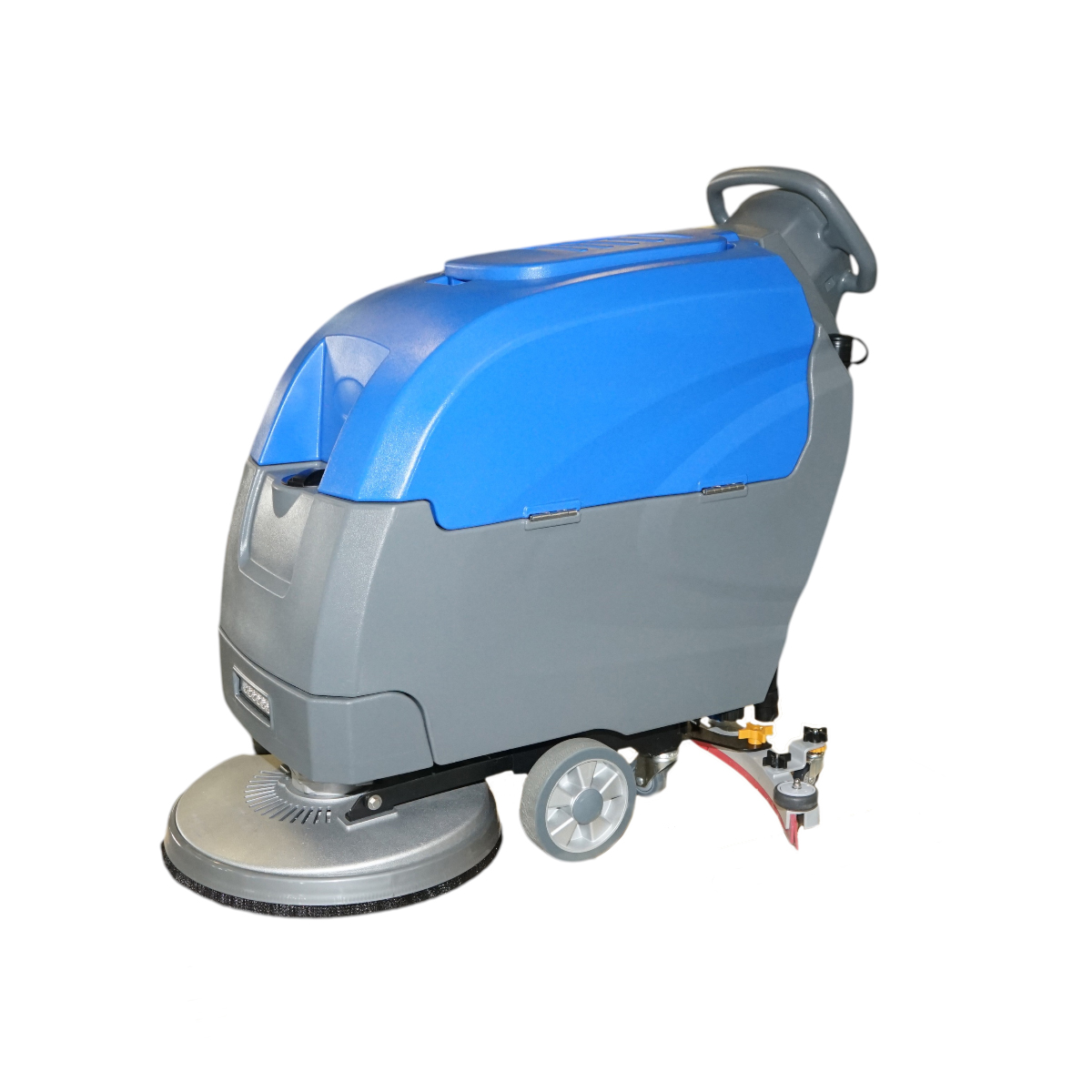 Masina de spalat pardoseli industriala 24V/100Ah, 500W, perie 510mm, racleta colectare 850mm, productivitate 2000 mp/h