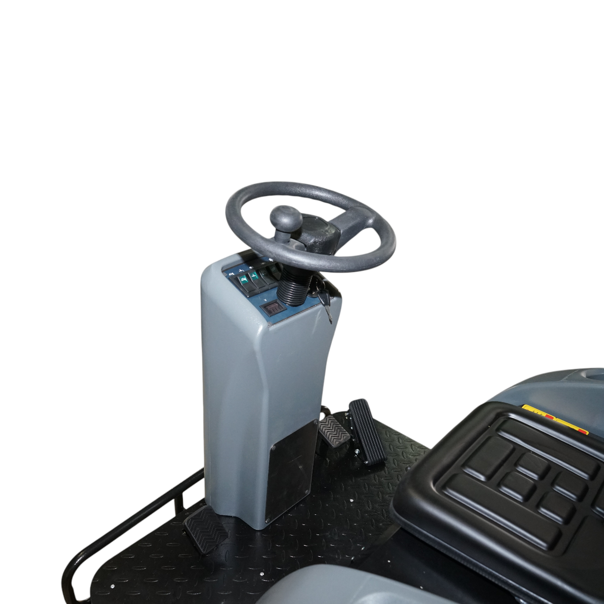 Masina de maturat stradala cu aspirare 48V/80Ah, 2.2kW, latime maturare 1380mm, cos colectare 120L, productivitate 8000 mp/h - imagine 10