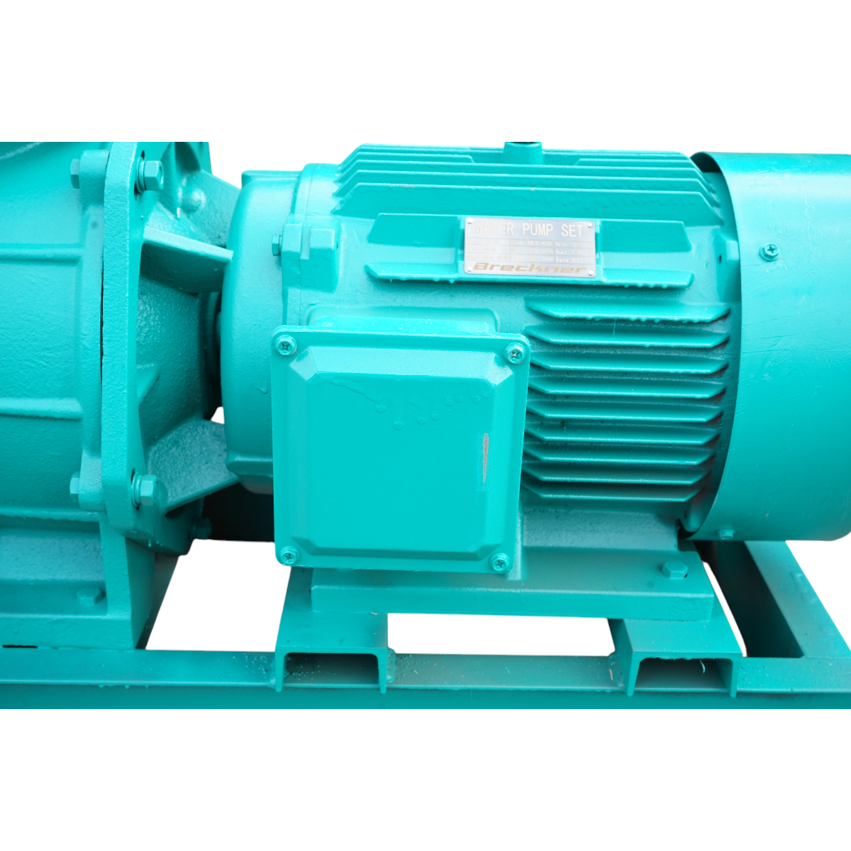 Pompa apa centrifugala electrica irigatii 18.5kW, 380V, 6 toli, debit 310 m3/h, adancime aspiratie 9m, inaltime pompare 35m Breckner Germany - imagine 9