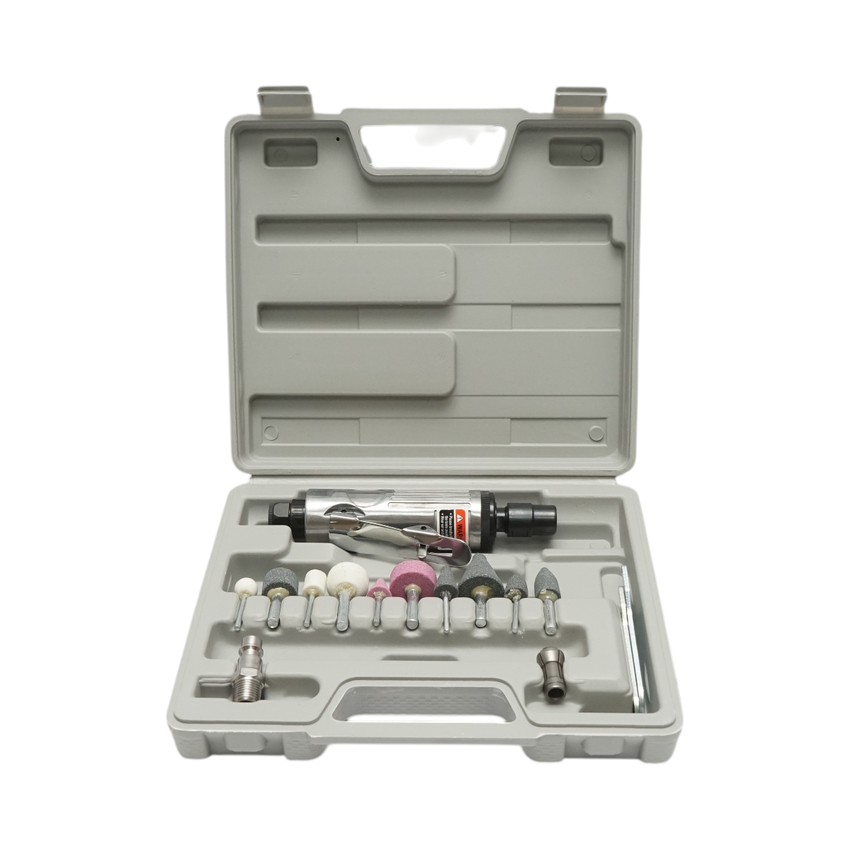 Trusa polizor drept pneumatic biax 25000rpm, presiune 6-8 bar 16 piese - imagine 2