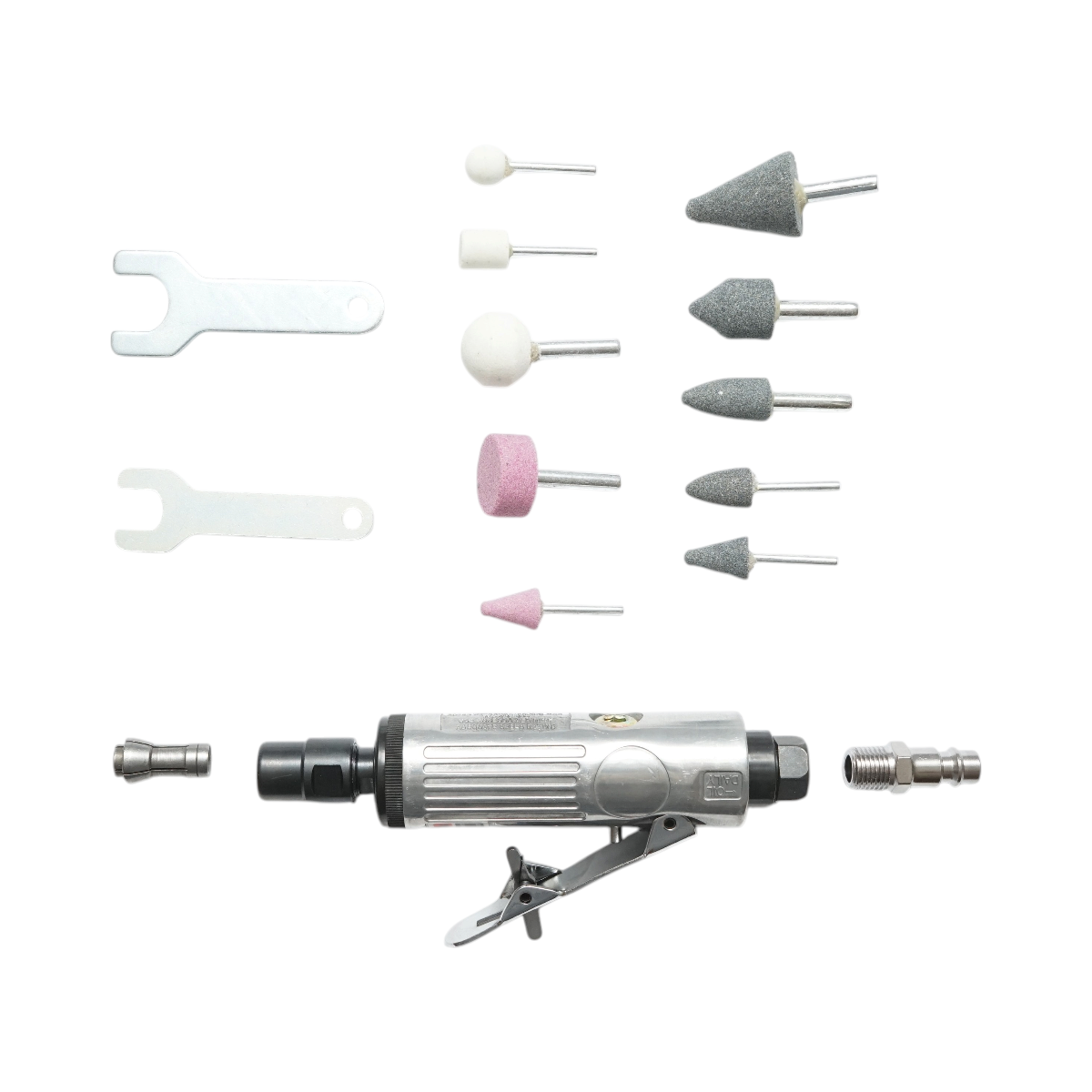 Trusa polizor drept pneumatic biax 25000rpm, presiune 6-8 bar 16 piese - imagine 5