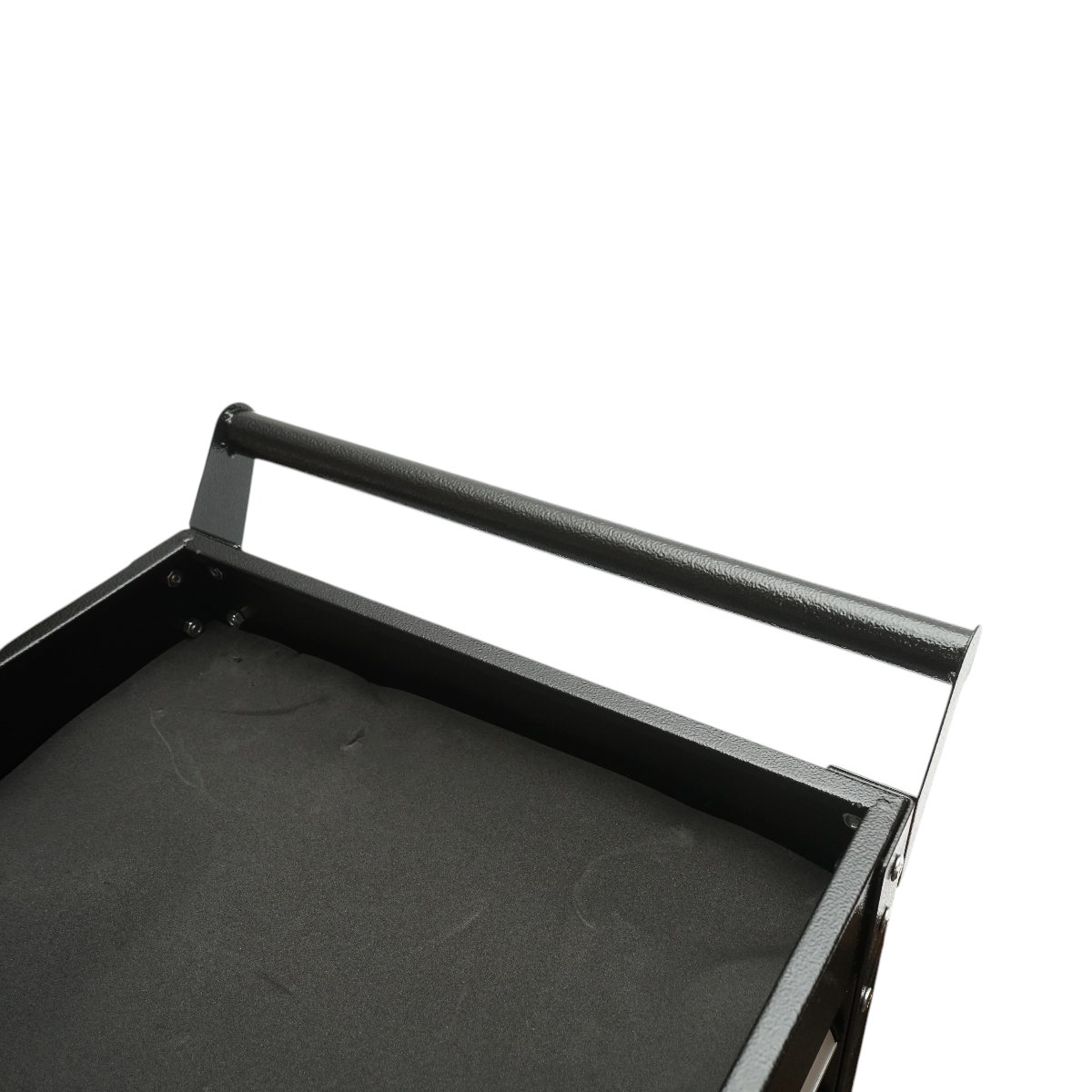 Carucior scule atelier metalic pe roti cu 2 rafturi si 3 sertare 775x410x895mm Breckner Germany - imagine 11