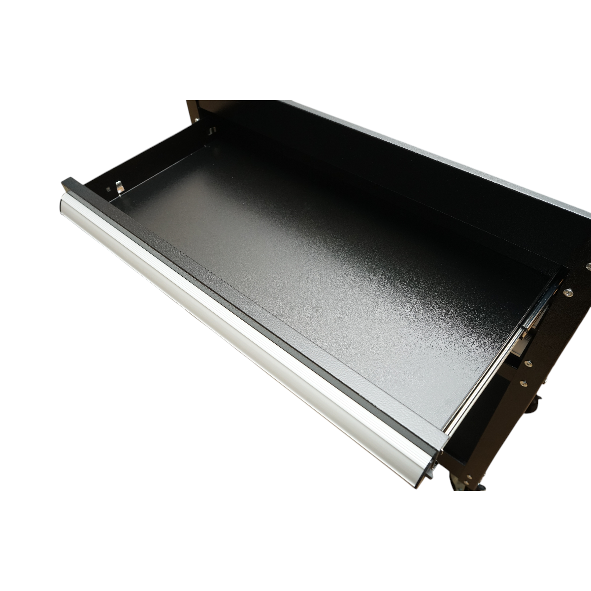 Carucior scule atelier metalic pe roti cu 2 rafturi si 3 sertare 775x410x895mm Breckner Germany - imagine 10