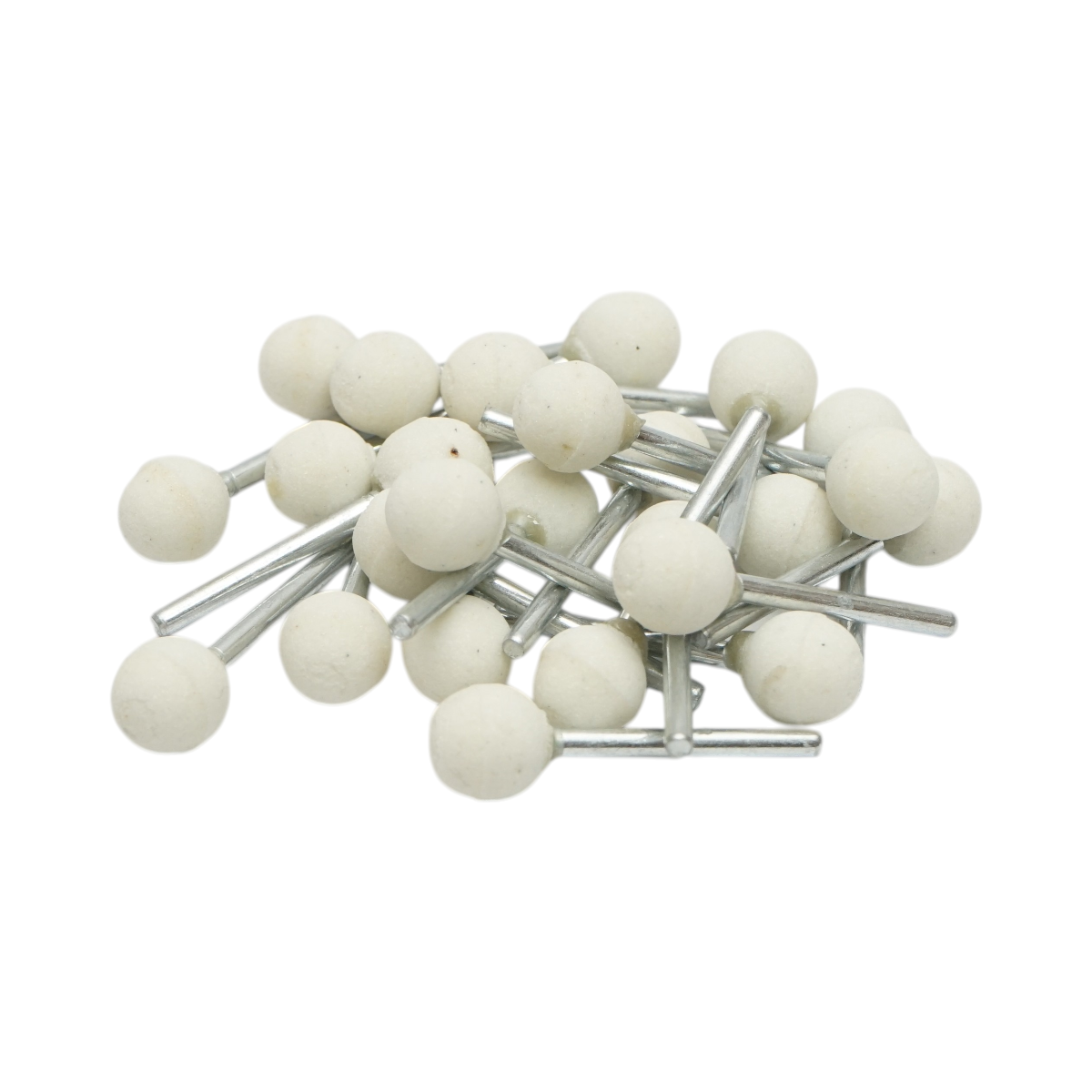 Piatra polizat anvelope abraziva sferica 12mm, tija 3mm - imagine 4