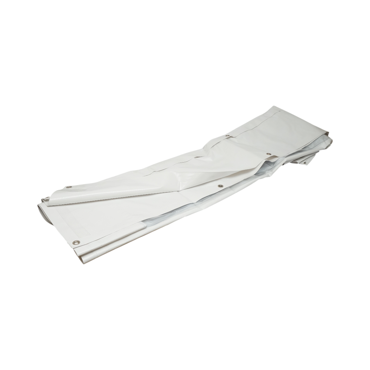 Perete lateral cort hala 2x2.8m alb cu geam transparent LP64 - imagine 5