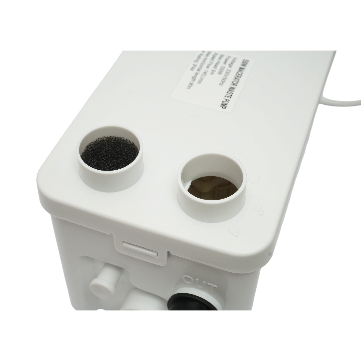 Pompa macerator ape uzate 550W, 220V, debit 8400 L/h, inaltime pompare 9m, orizontal 90m IP44 - imagine 12
