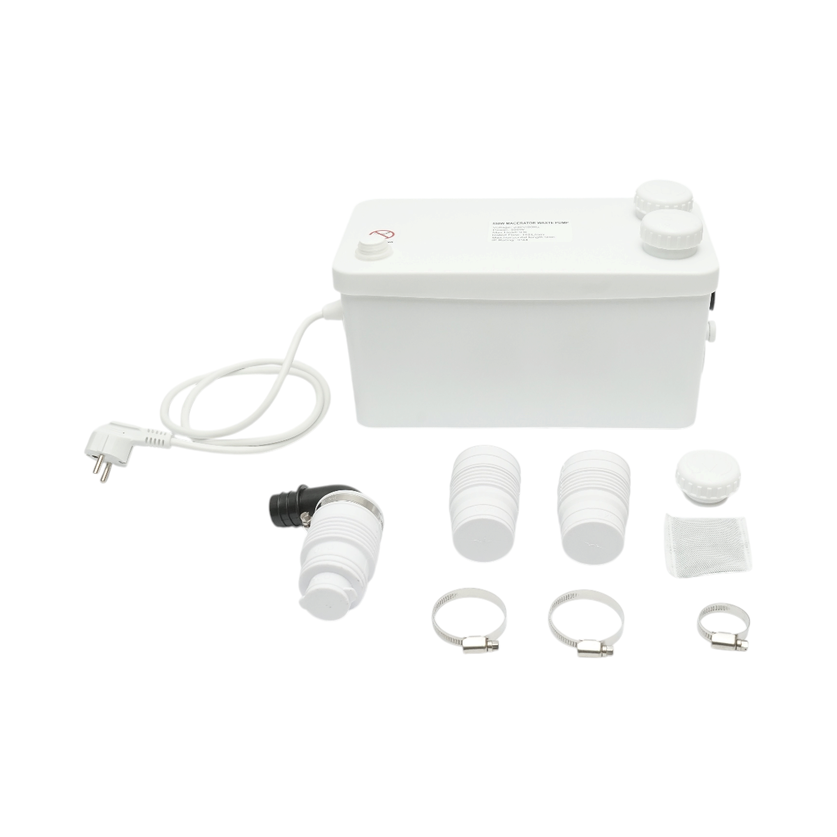 Pompa macerator ape uzate 550W, 220V, debit 8400 L/h, inaltime pompare 9m, orizontal 90m IP44 - imagine 2