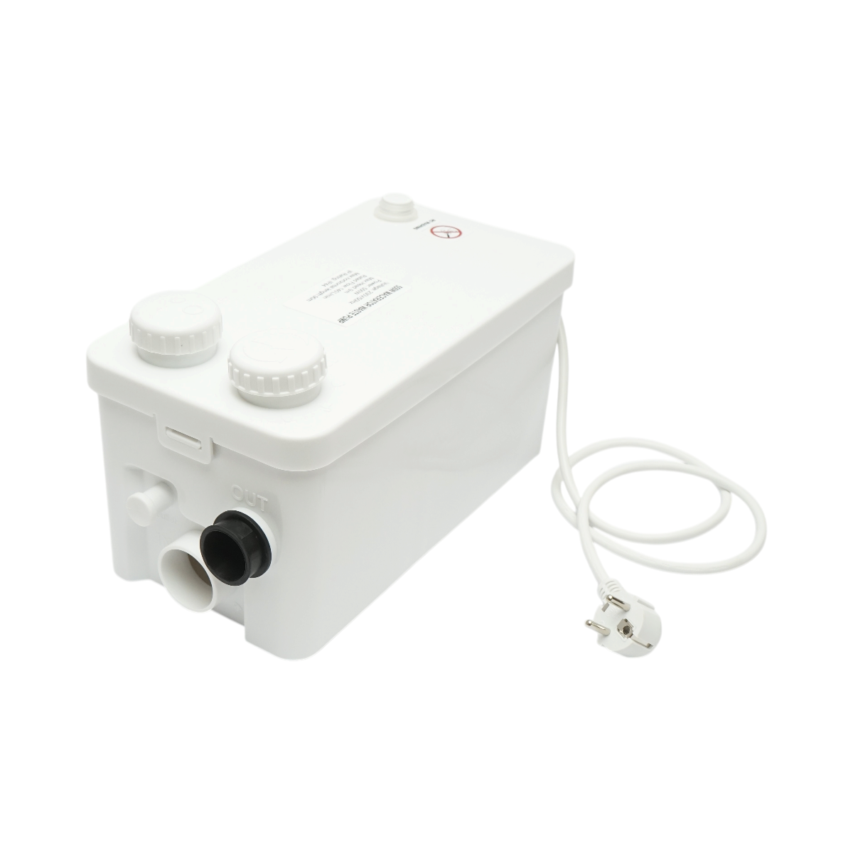 Pompa macerator ape uzate 550W, 220V, debit 8400 L/h, inaltime pompare 9m, orizontal 90m IP44 - imagine 5