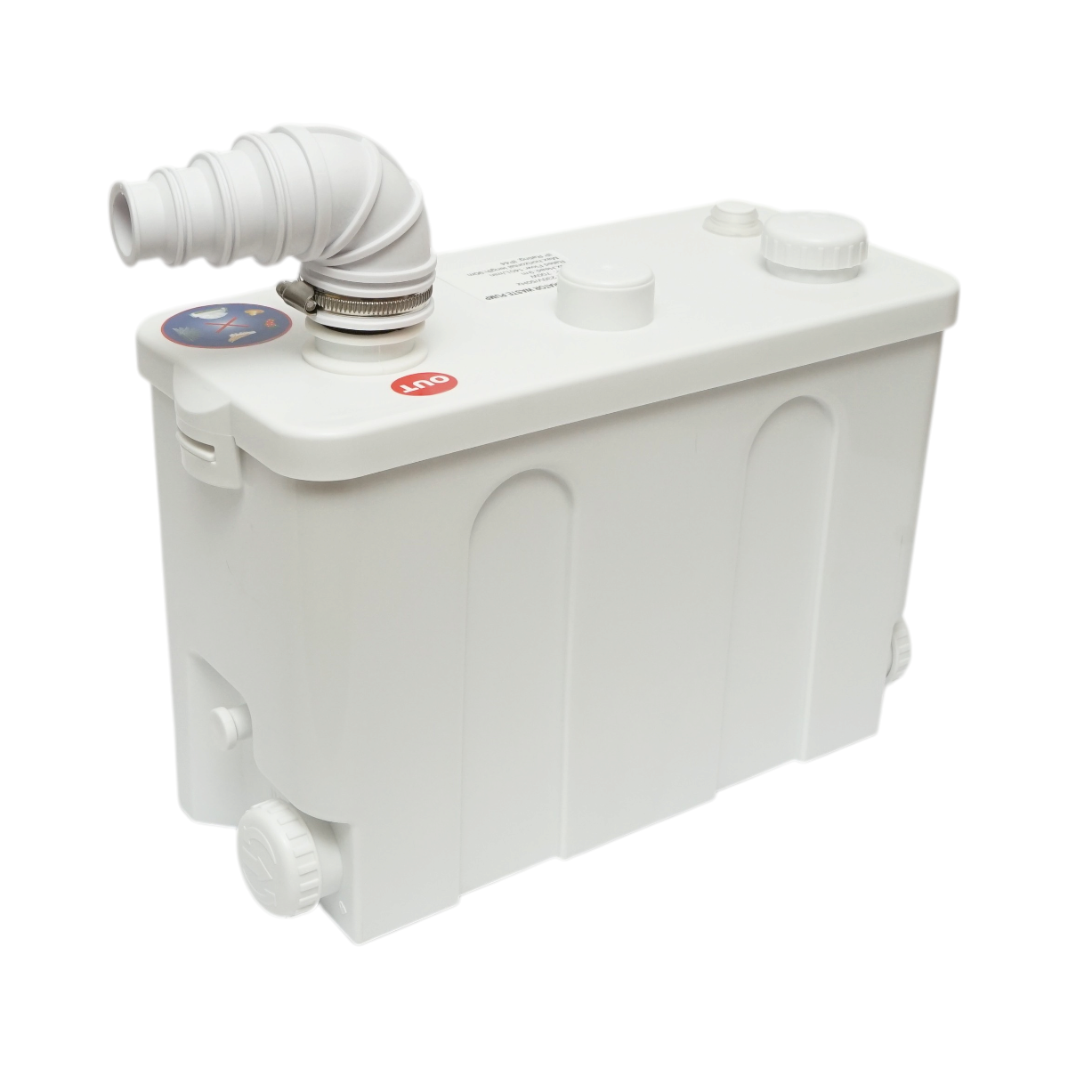 Pompa macerator ape uzate 700W, 220V, debit 8400 L/h, inaltime pompare 9m, orizontal 90m IP44 - imagine 6