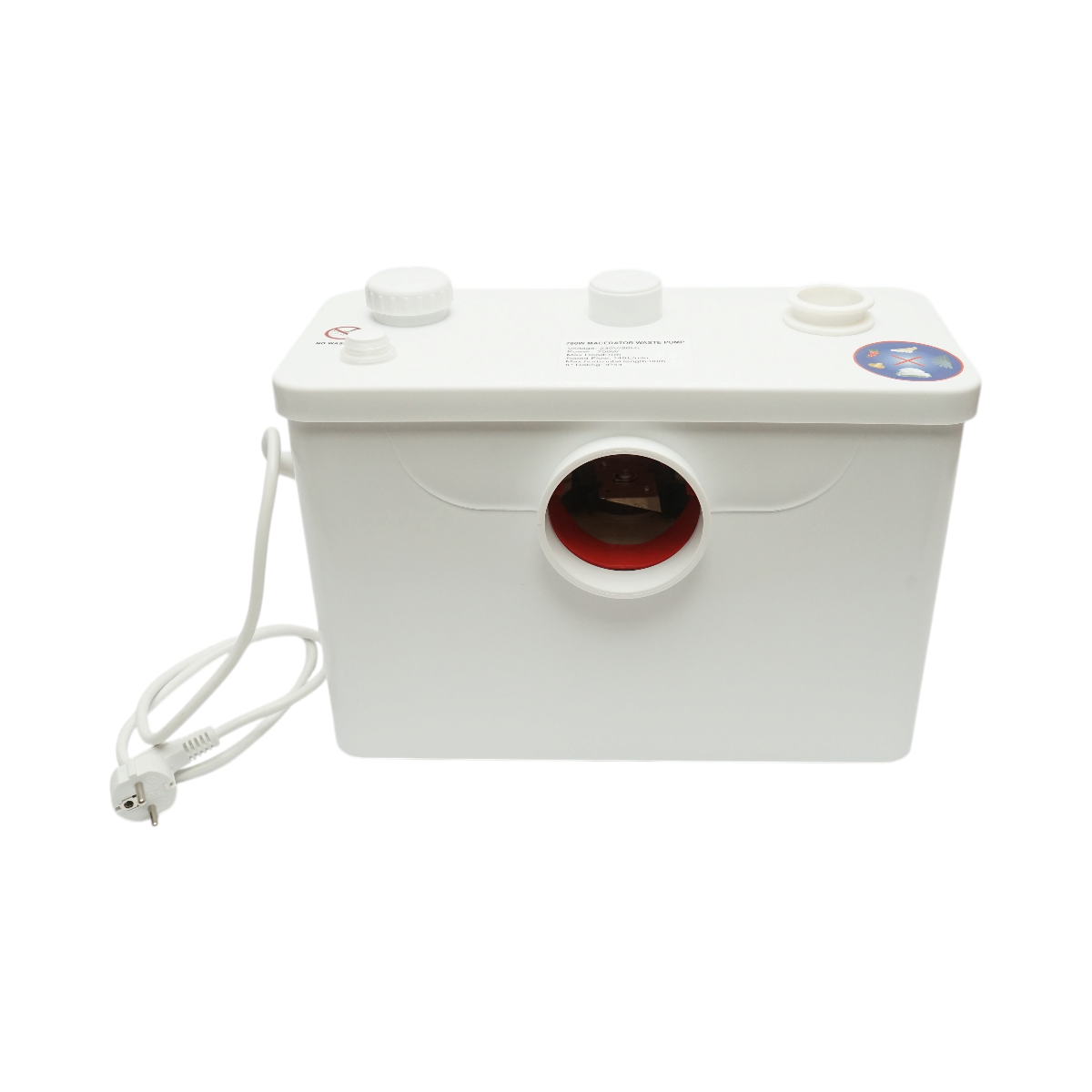 Pompa macerator ape uzate 700W, 220V, debit 8400 L/h, inaltime pompare 9m, orizontal 90m IP44 - imagine 3