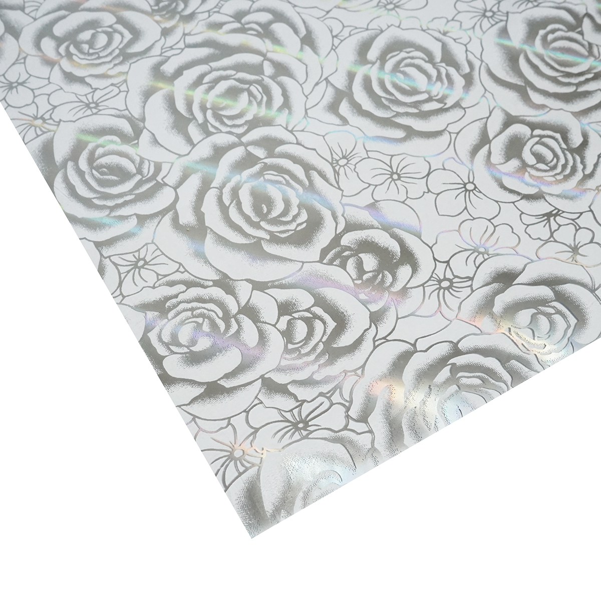 Folie protectie masa transparenta PVC siliconizat 100cm, grosime 0.8mm, model trandafiri 20m/rola Breckner Germany - imagine 4