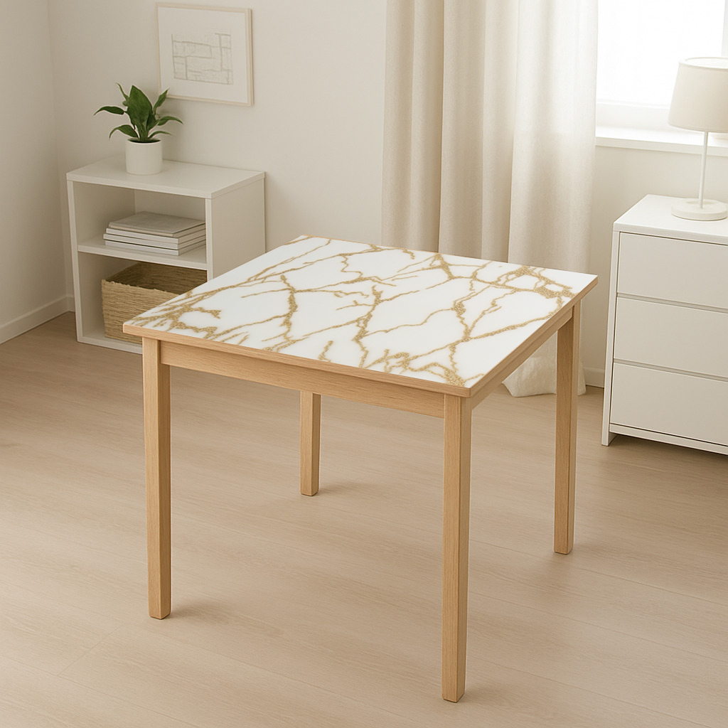 Folie protectie masa decorativa PVC siliconizat 100cm, grosime 1.2mm, model marmura 20m/rola Breckner Germany