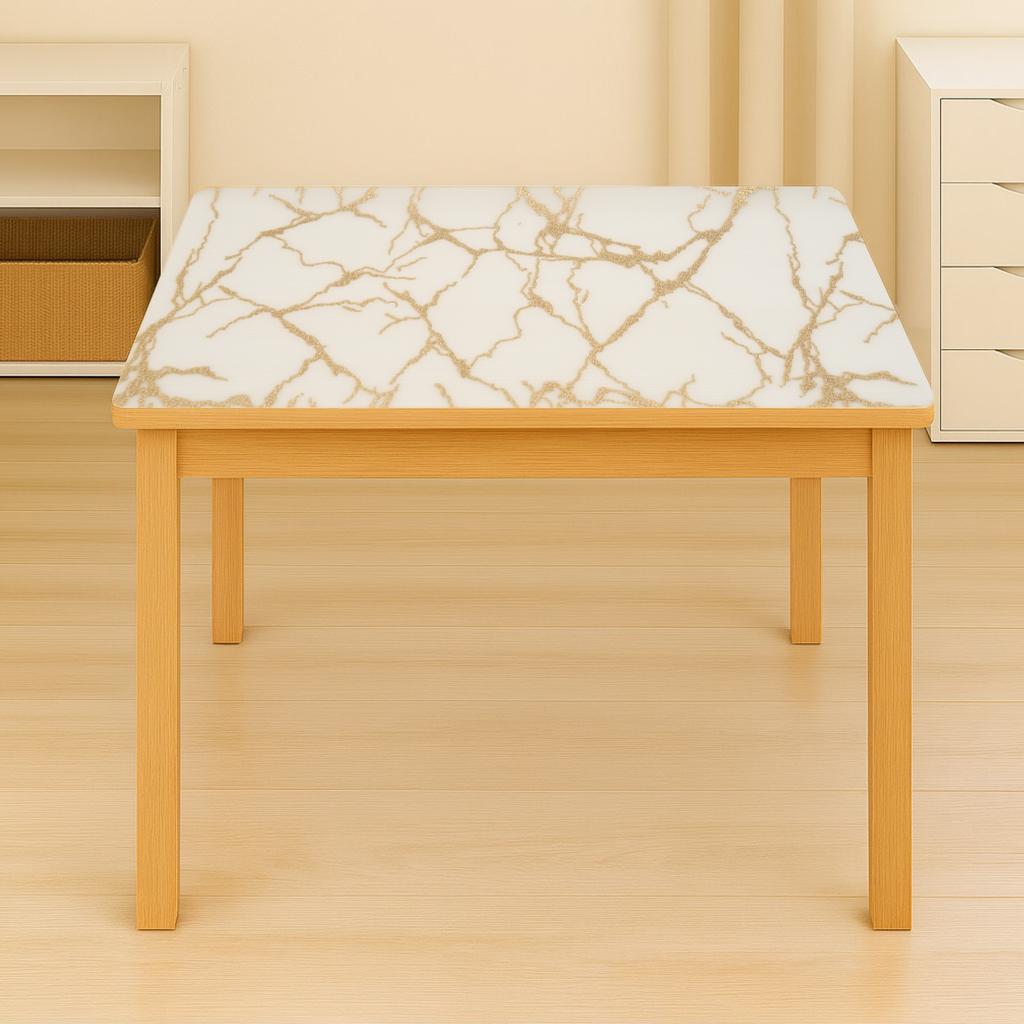 Folie protectie masa decorativa PVC siliconizat 100cm, grosime 1.2mm, model marmura 20m/rola Breckner Germany - imagine 3