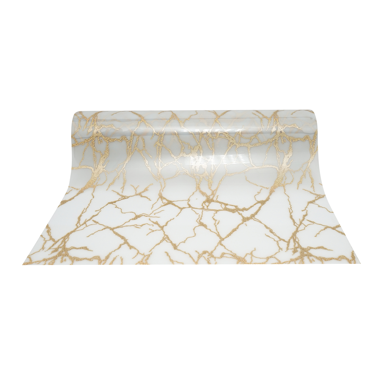 Folie protectie masa decorativa PVC siliconizat 100cm, grosime 0.8mm, model marmura 20m/rola Breckner Germany - imagine 2