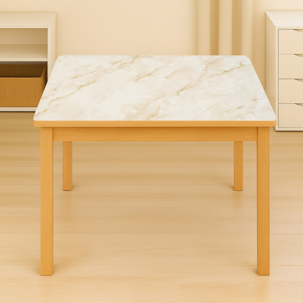 Folie protectie masa decorativa PVC siliconizat 100cm, grosime 1.2mm, model marmura natur 20m/rola Breckner Germany - imagine 3