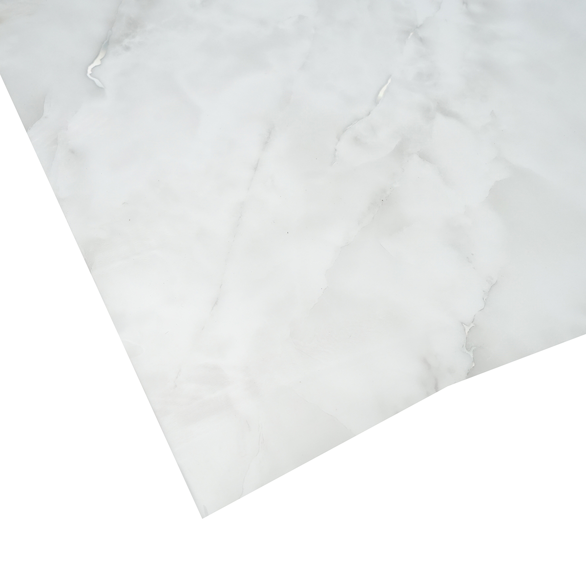 Folie protectie masa decorativa PVC siliconizat 100cm, grosime 1.2mm, model marmura gri 20m/rola Breckner Germany - imagine 4