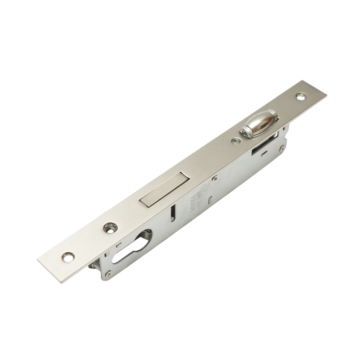 Broasca usa ingropata cu rola 38x174mm, placuta frontala 23x240mm, nichel satinat, suruburi incluse - imagine 8