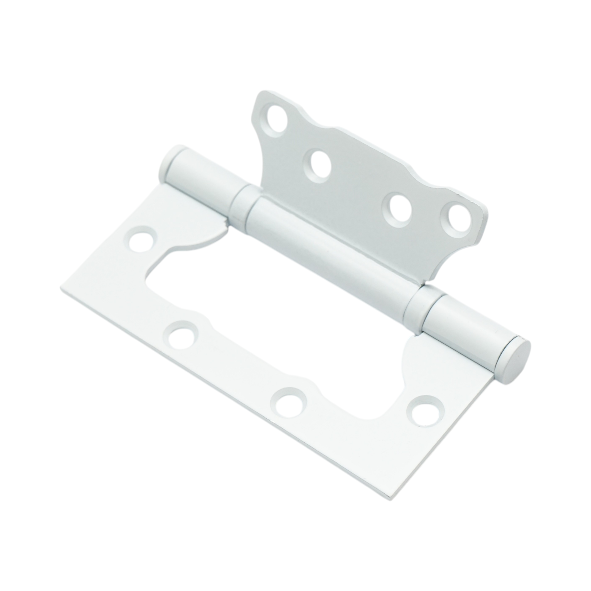 Set 2 balamale mobilier coplanare tip fluture 100x50mm, otel alb, suruburi incluse - imagine 5