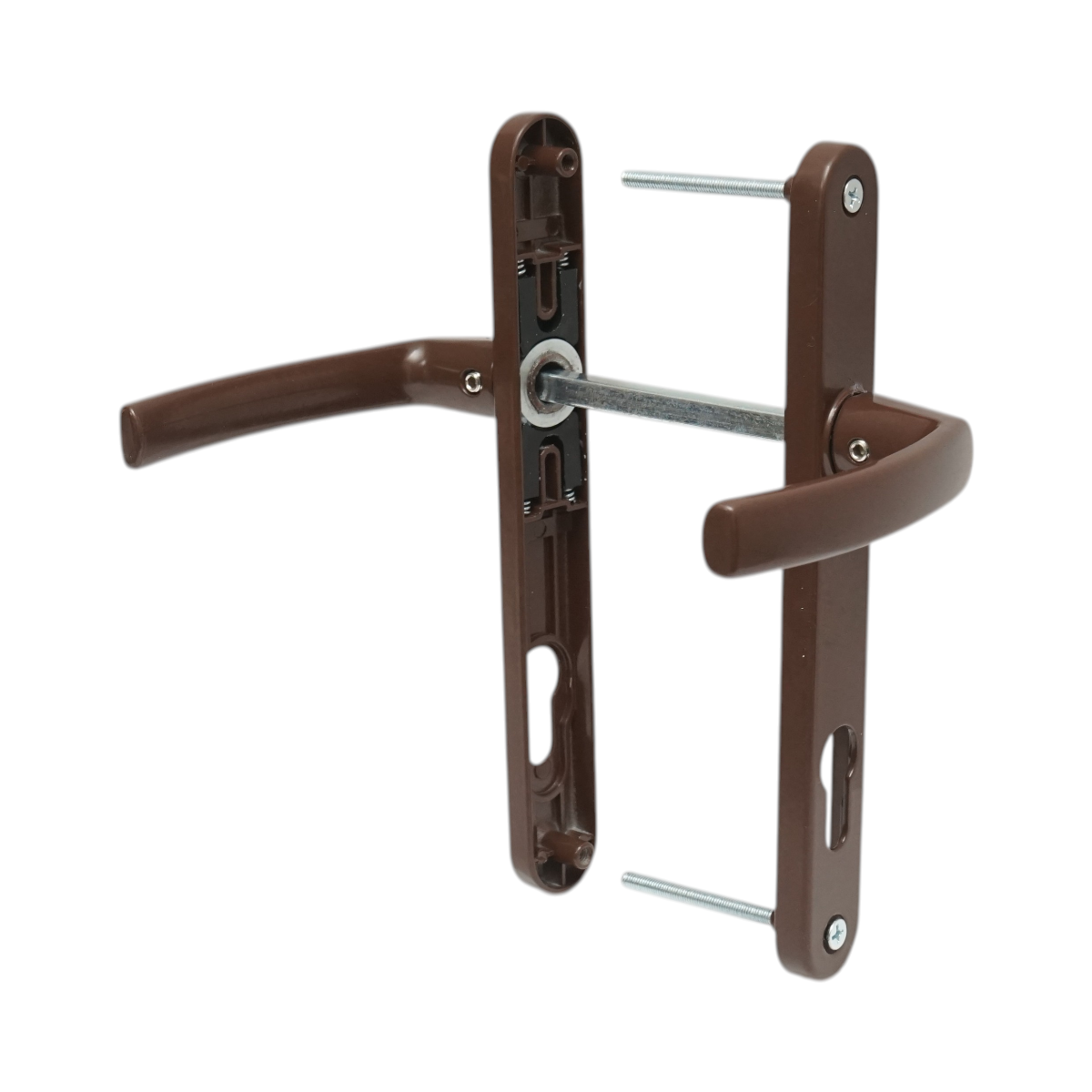 Set manere usa termopan PVC maro cu sild 28x220mm - imagine 4