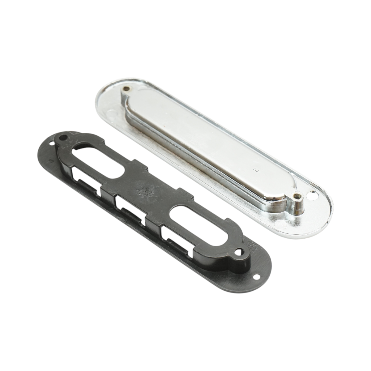 Maner usa glisanta cromat incastrat tip scoica 36x150mm - imagine 6