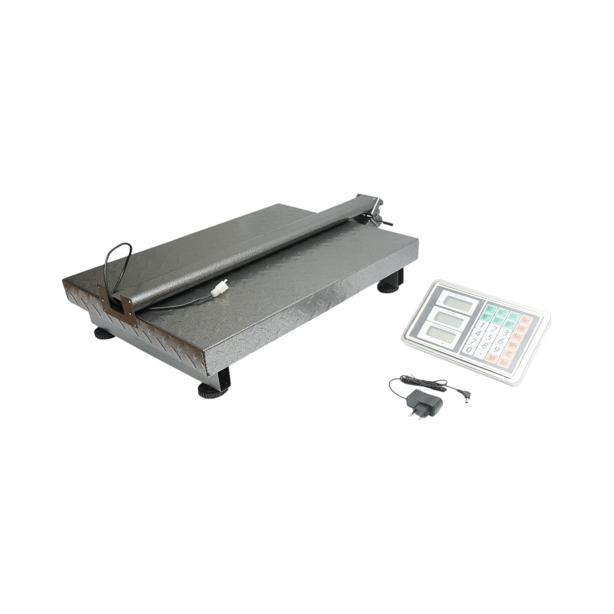 Cantar electronic de podea 700kg tip platforma 600x450mm cu brat pliabil, afisaj LCD - imagine 10