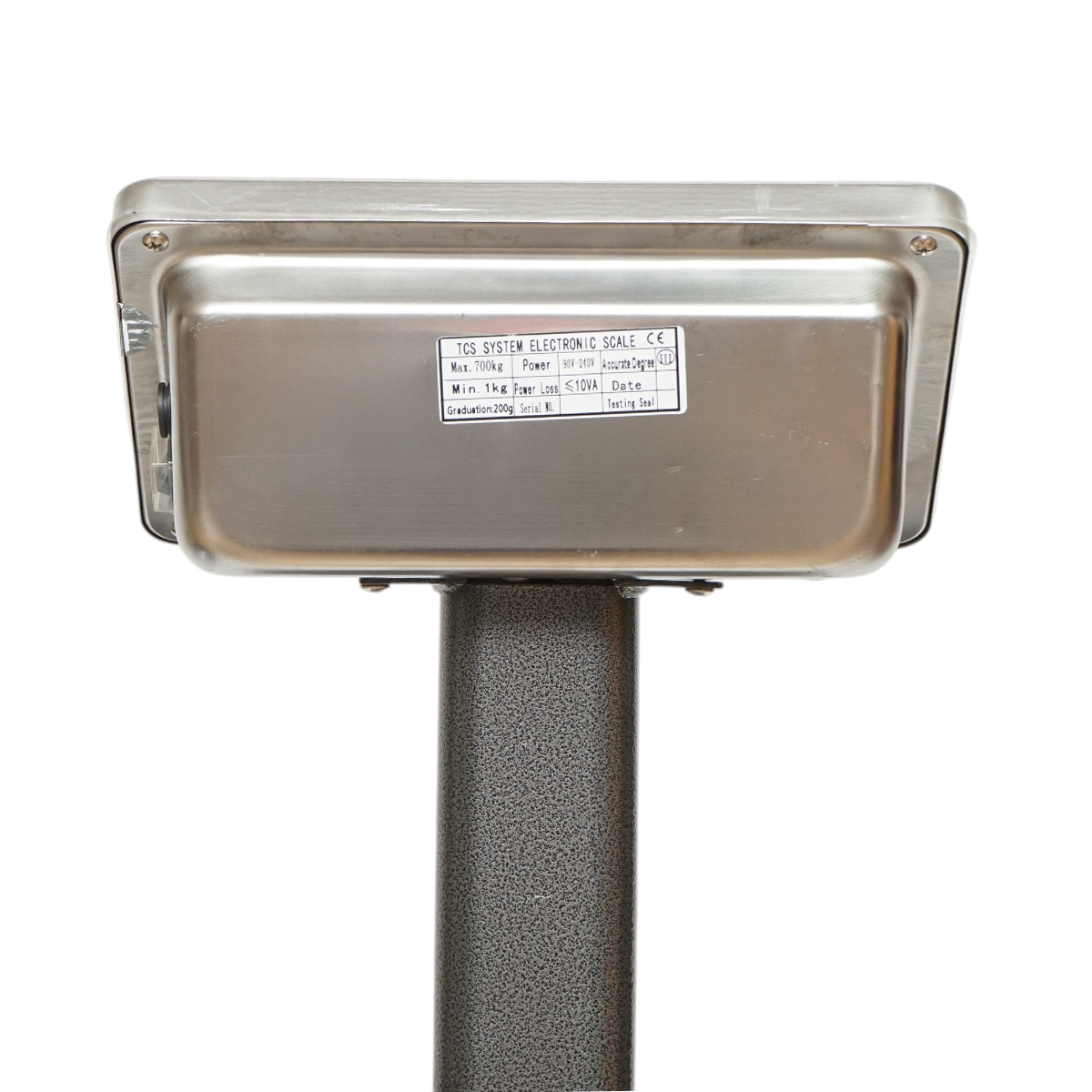 Cantar electronic de podea 700kg tip platforma 600x450mm cu brat pliabil, afisaj LCD - imagine 7