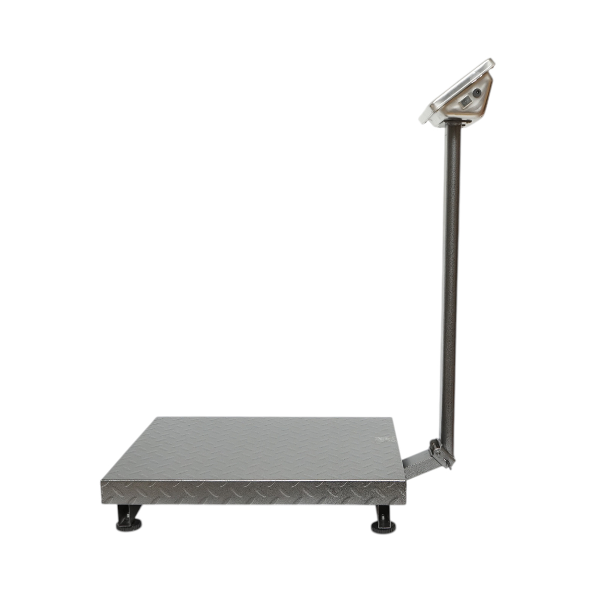 Cantar electronic de podea 700kg tip platforma 600x450mm cu brat pliabil, afisaj LCD - imagine 3