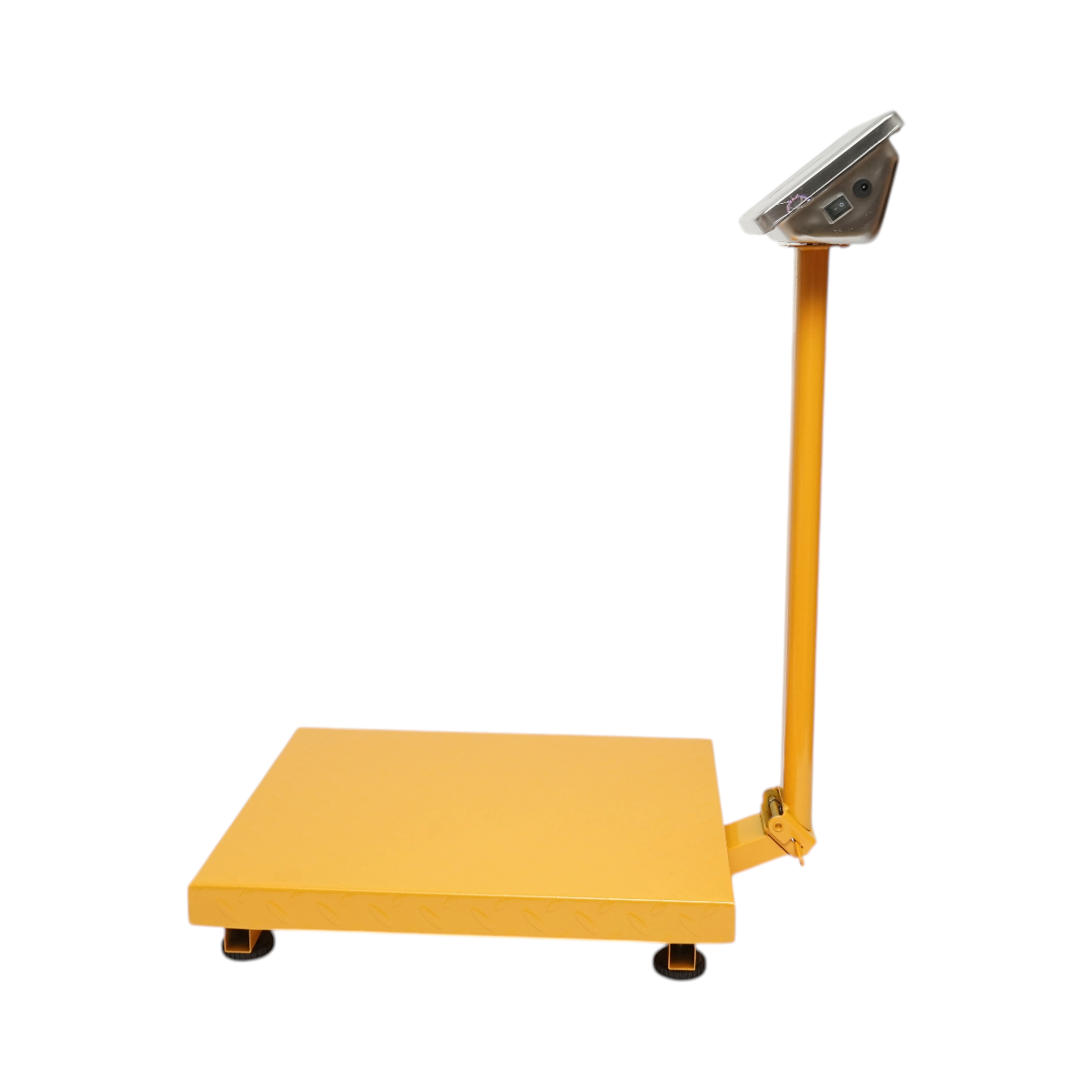 Cantar electronic de podea 350kg tip platforma 500x400mm cu brat pliabil, afisaj LCD - imagine 3