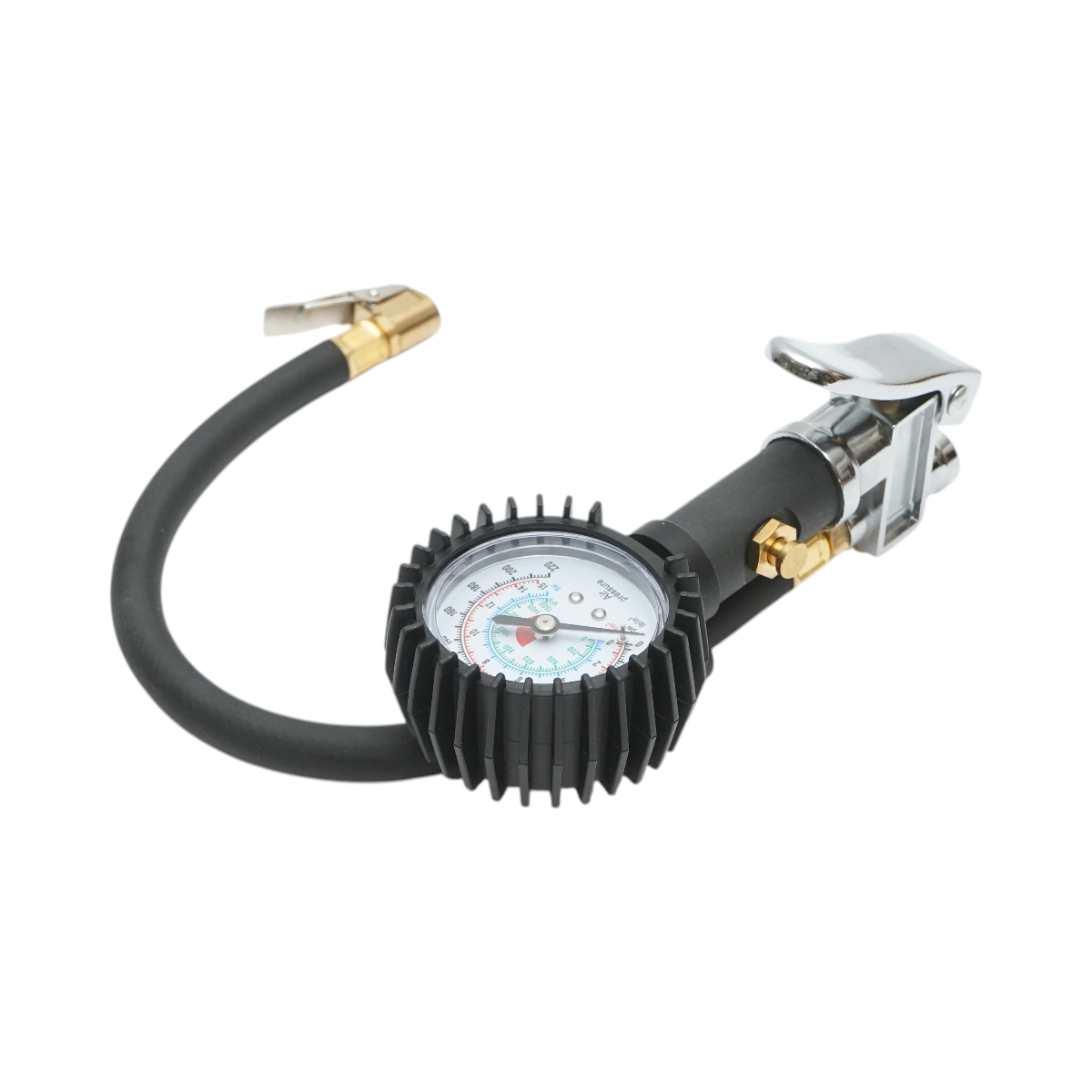 Pistol umflat roti cu furtun si manometru mecanic 0-15 bar Breckner Germany - imagine 4