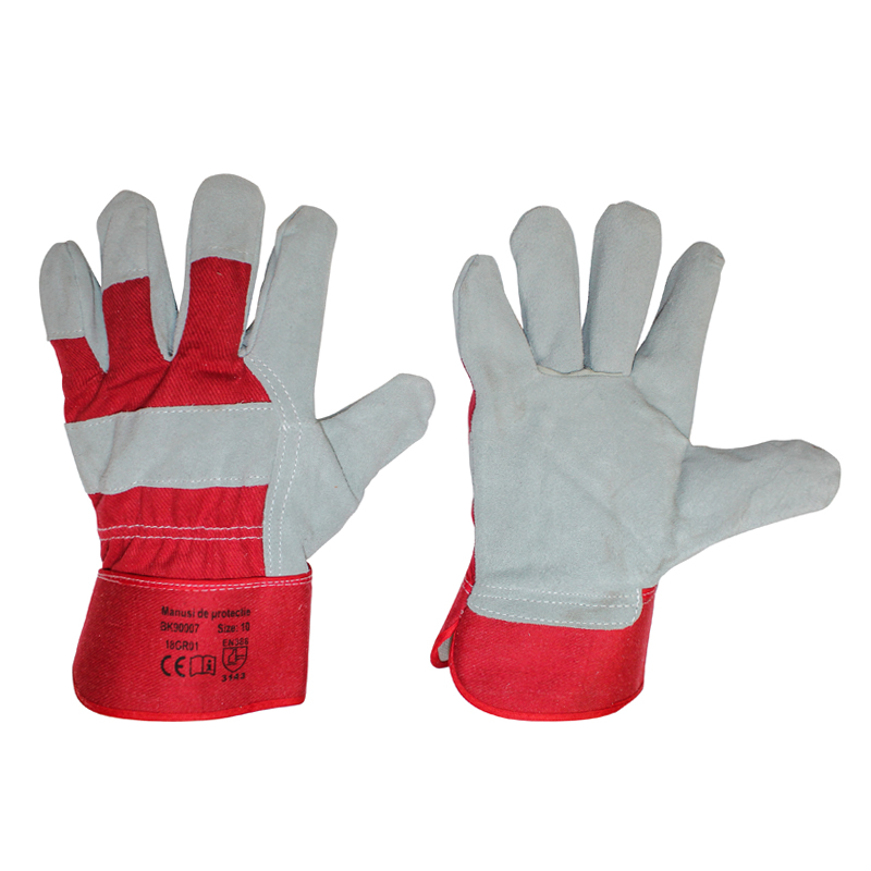 Manusi de lucru din piele bumbac marimea 10 Breckner Germany