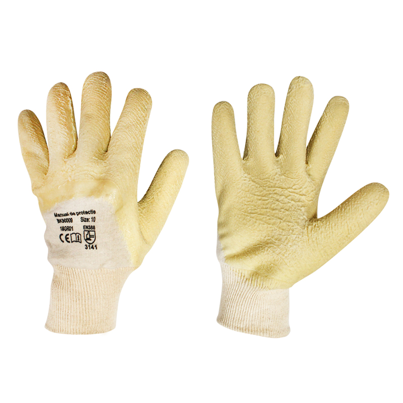 Manusi de lucru latex cu dublura interioara pentru sezon rece marimea 10 Breckner Germany