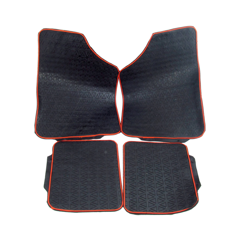 Covorase cauciuc universale, cu dunga rosie pentru Dacia Logan