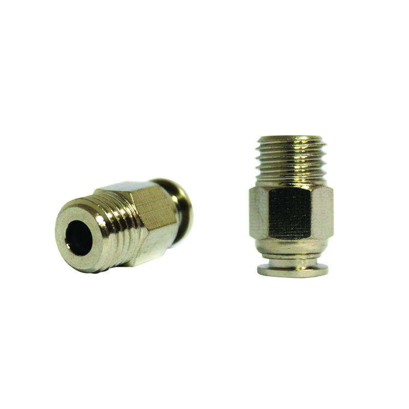 Mufa rapida dreapta din metal si surub metalic fi 6 cu M12