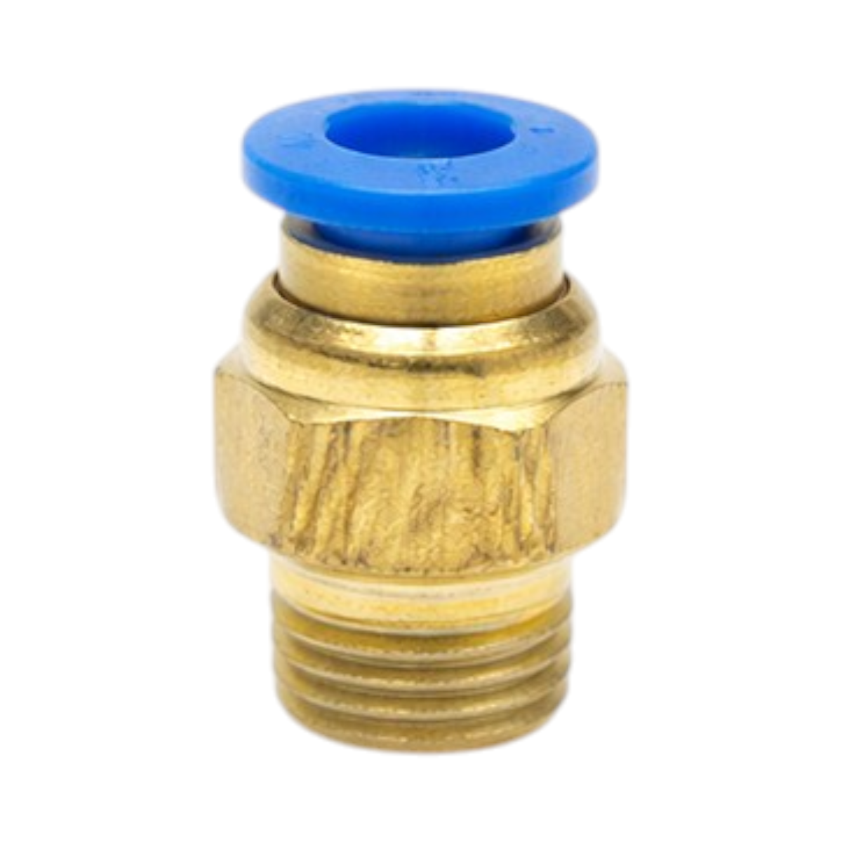 Mufa rapida dreapta din alama cu filet exterior 1/4, hexagon 8mm