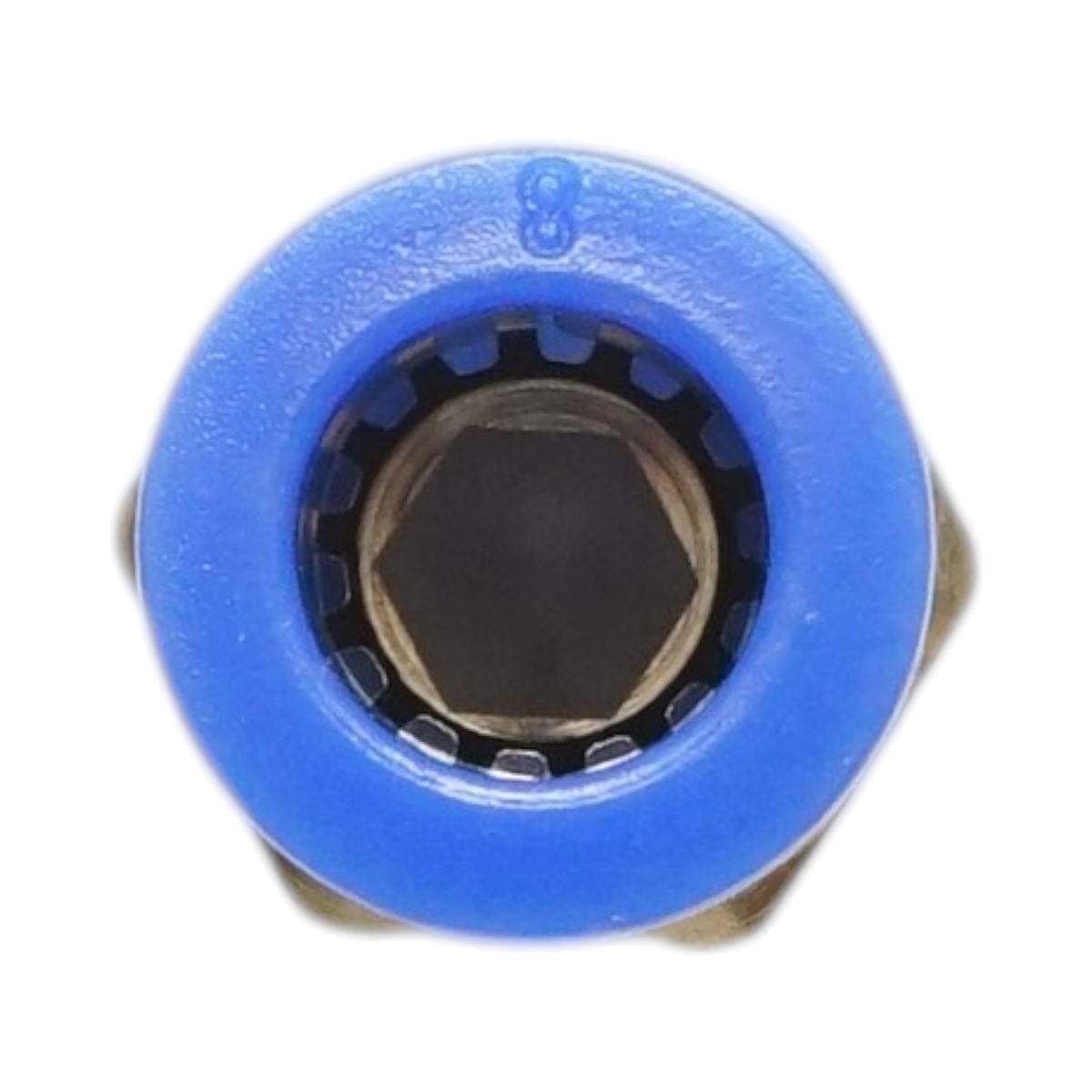 Mufa rapida dreapta din alama cu filet exterior 1/8, hexagon 8mm - imagine 4