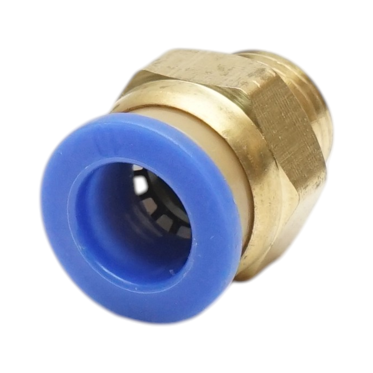 Mufa rapida dreapta din alama cu filet exterior 1/4, hexagon 10mm - imagine 3