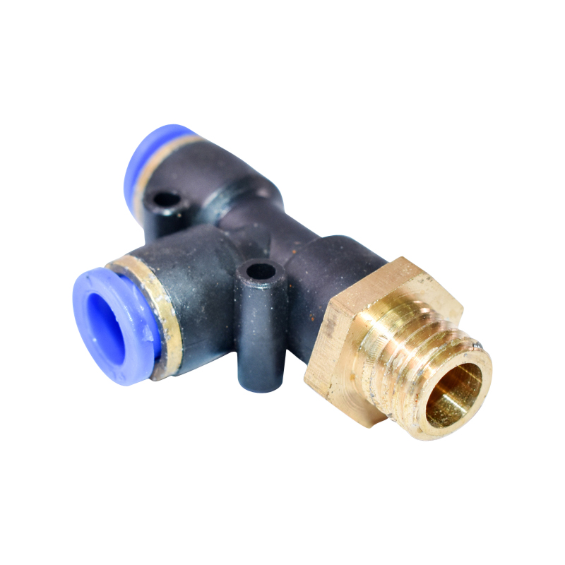 Mufa rapida T plastic amp surub metalic fi 8x8 cu M12 - imagine 3