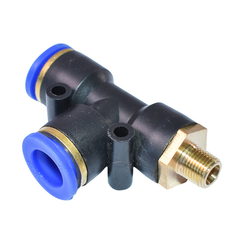 Mufa rapida T plastic si surub metalic fi 12x12 cu 1/8 - imagine 3